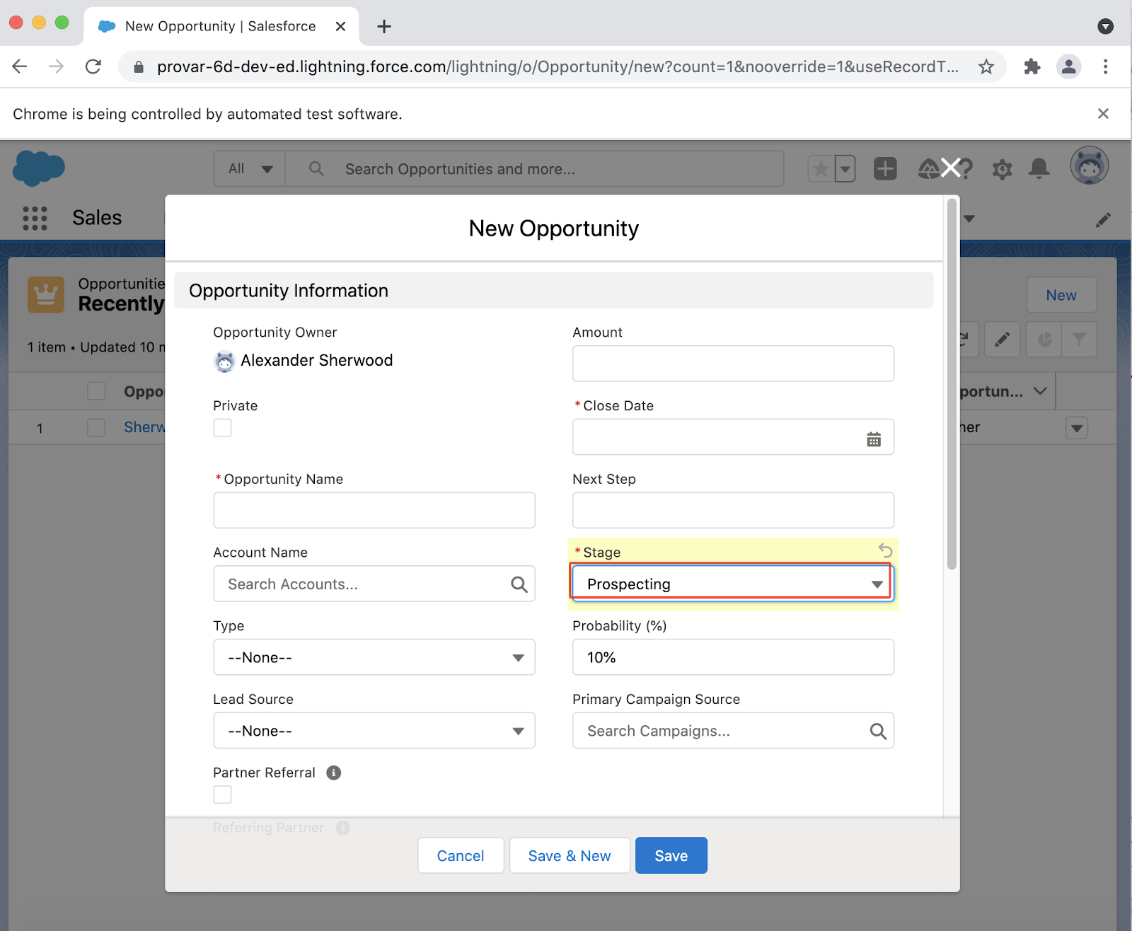 Here’s a simplified picture of how Salesforce renders a web page to test sandbox