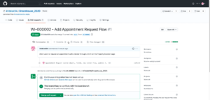 GitHub - Merge the pull request created by DevOps Center into the project mainline. 