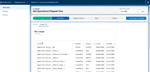 Salesforce DevOps Center - Synching and committing changes for the work item, which are automatically tracked.