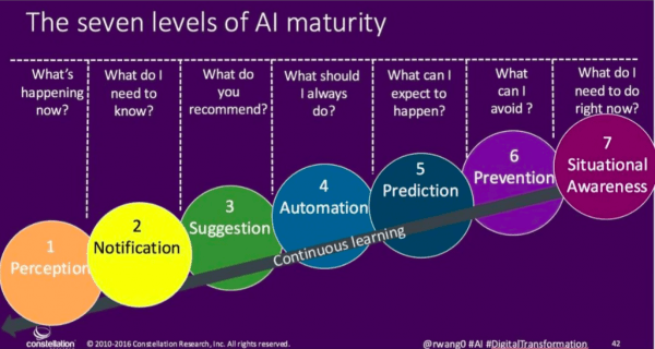 seven levels of artificial intelligence maturity