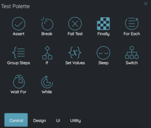 Provar added a Test Palette to the Test Builder so that you can add several more common test steps from within the Test Builder, making it faster than ever to build tests in the browser