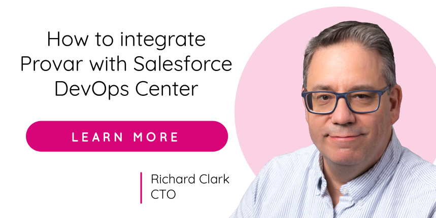 How to integrate Provar with Salesforce DevOps Center