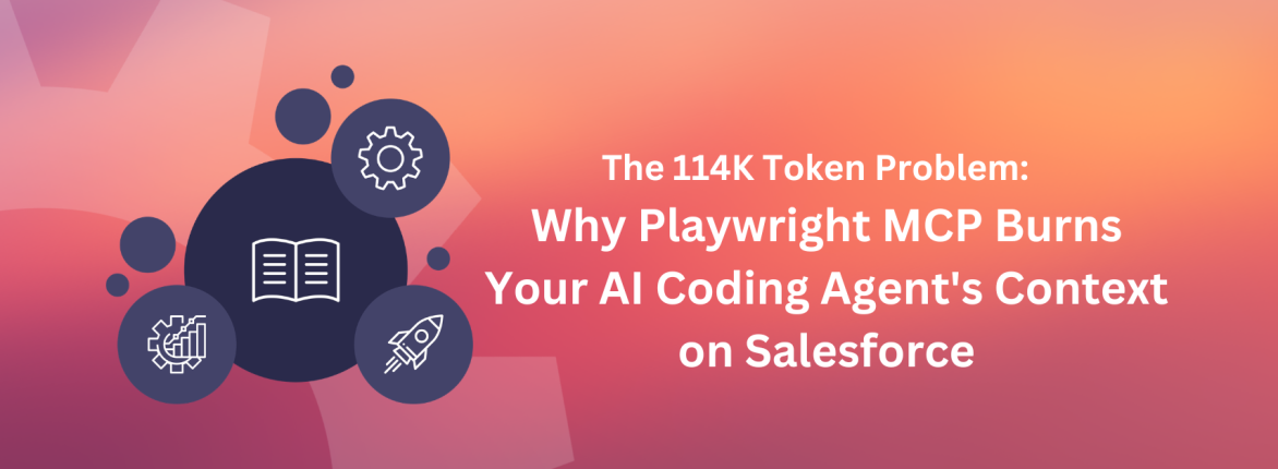 The 114K Token Problem: Why Playwright MCP Burns Your AI Coding Agent's Context on Salesforce